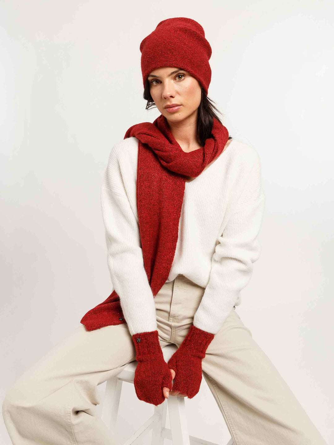 Loevenich Handstulpen mit Glitzer