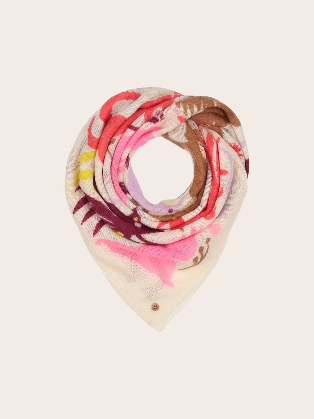 Tuch mit Tier-Motiven aus reiner Wolle