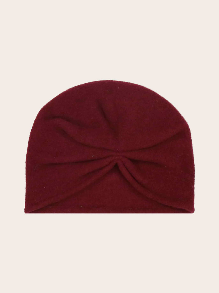 Loevenich Beanie aus Wolle mit gefaltetem Rücken