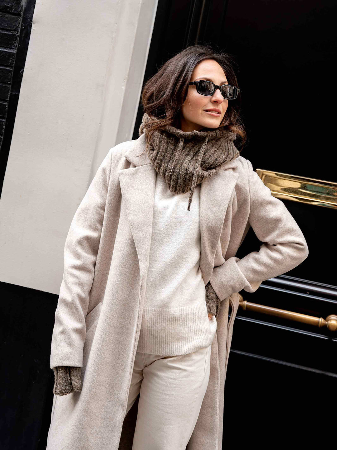 Gestrickte Loevenich Handstulpen