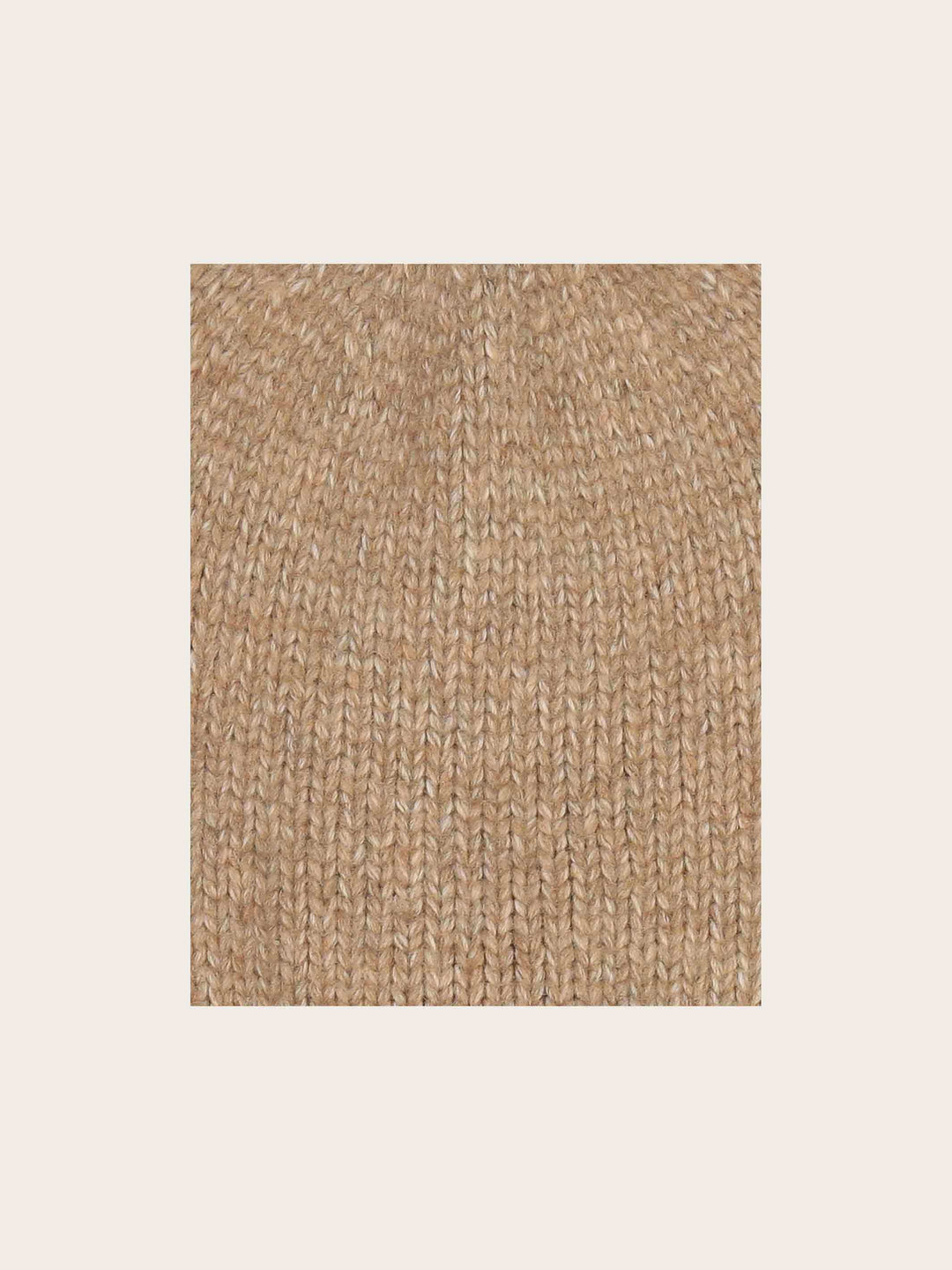 Gestrickte Loevenich Beanie mit hochgerolltem Rand