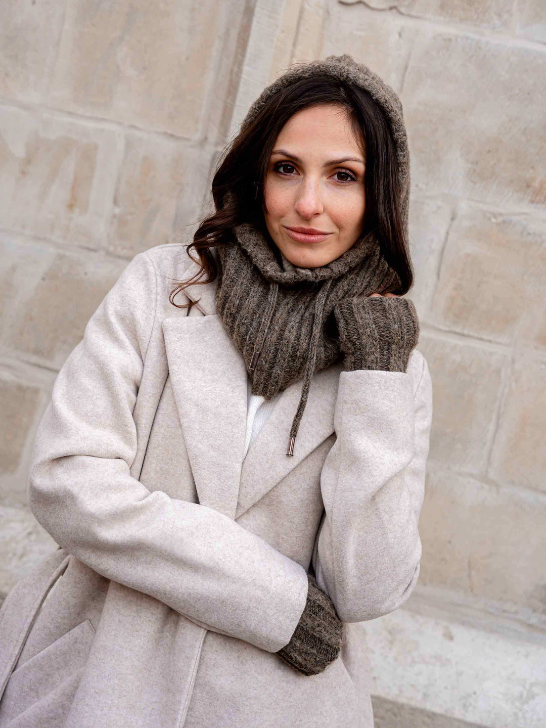 Gestrickte Loevenich Handstulpen