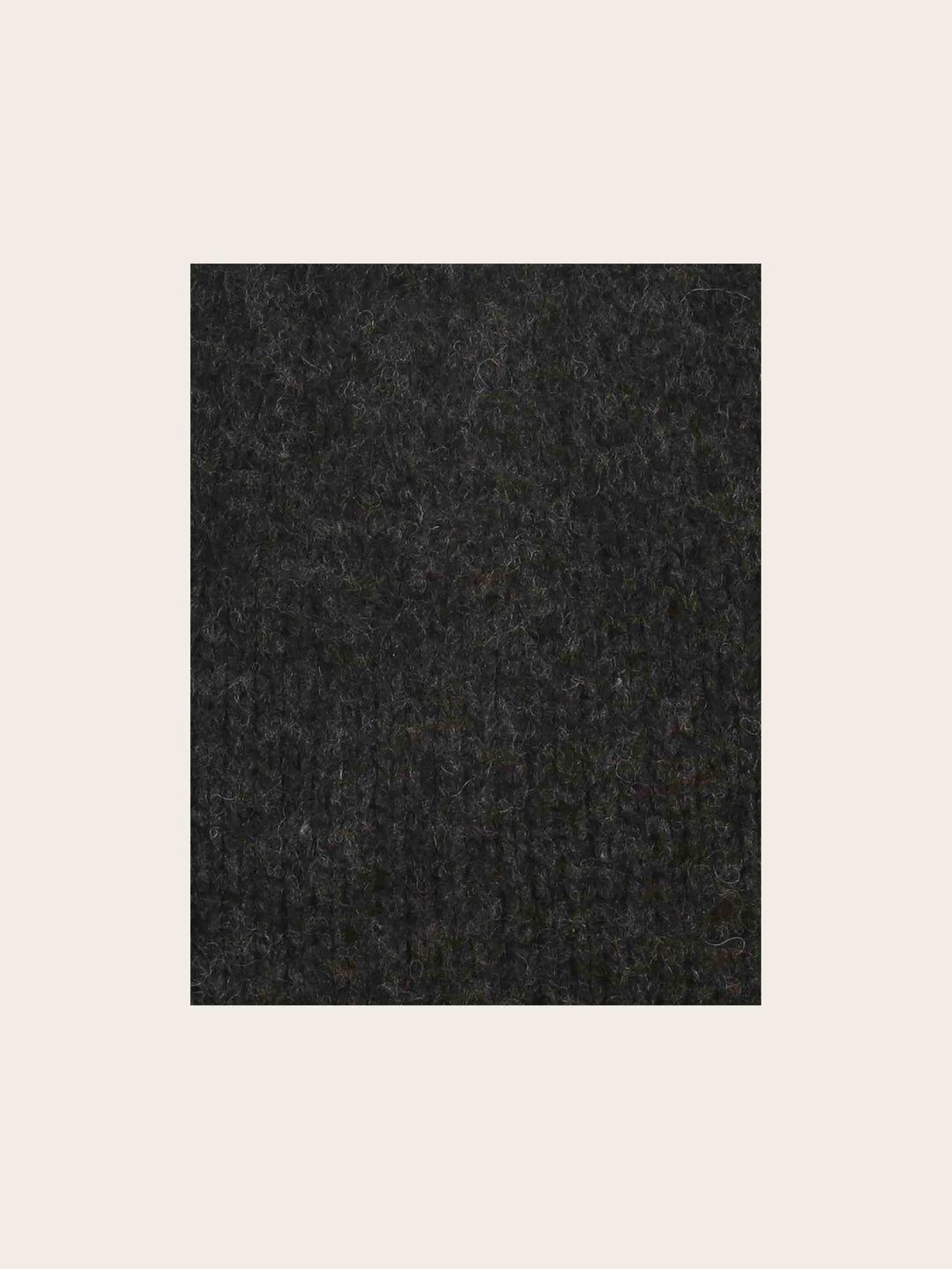 Gestrickte Loevenich Beanie mit hochgerolltem Rand