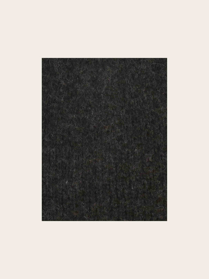 Gestrickte Loevenich Beanie mit hochgerolltem Rand