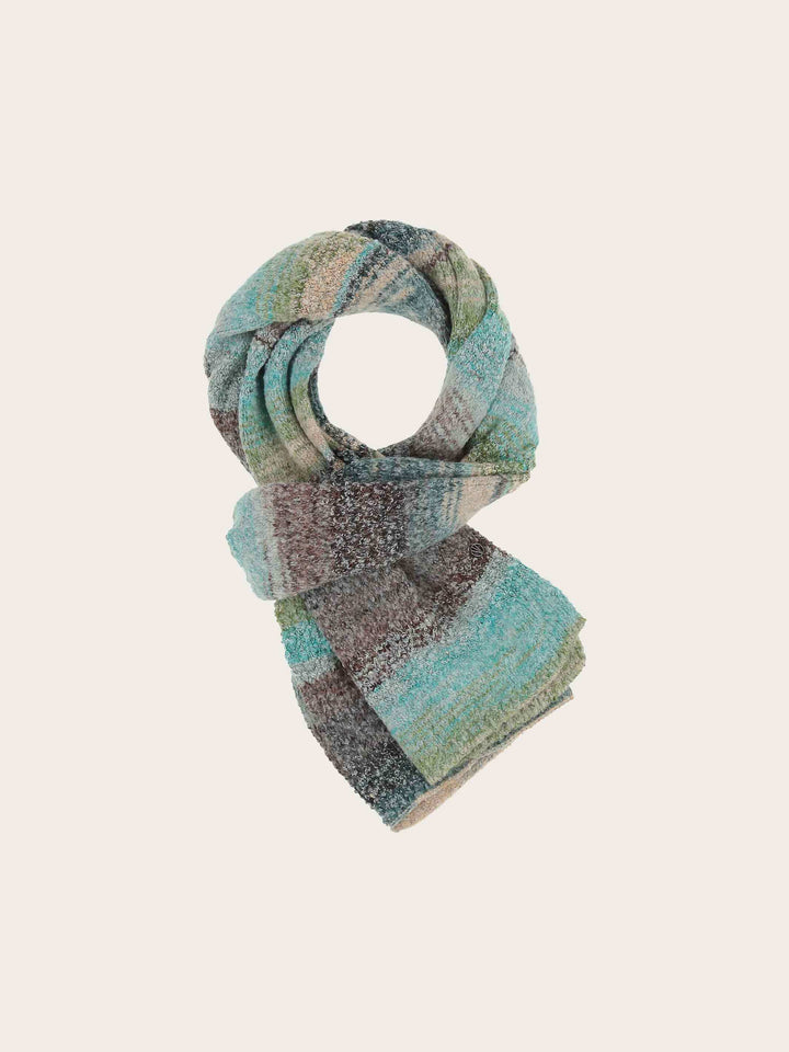 Loevenich Schal mit buntem Strickmuster