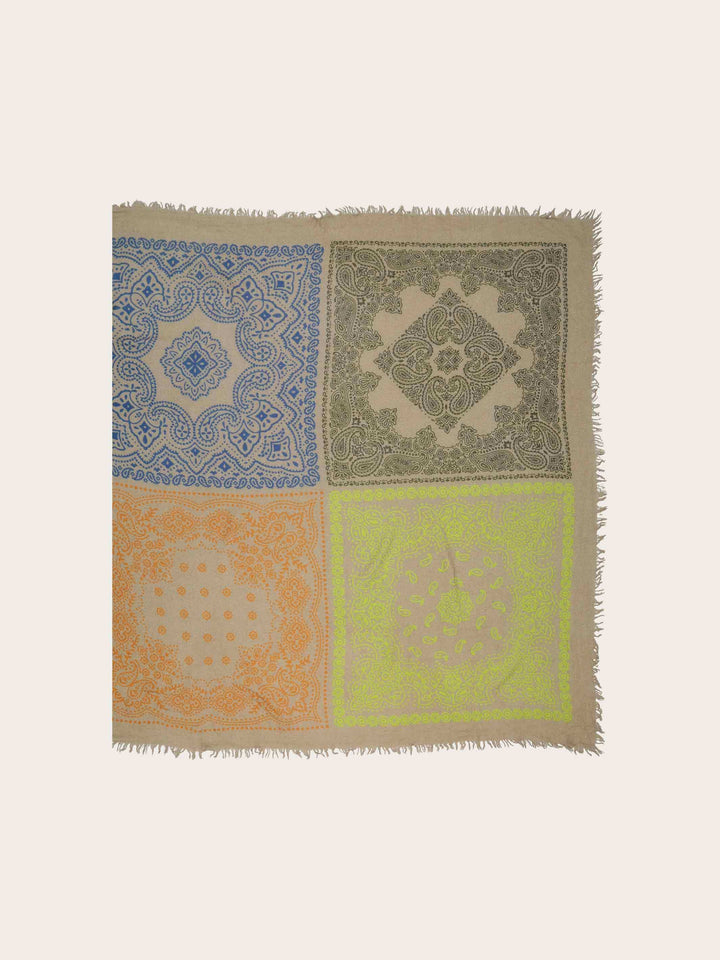 Tuch im Paisley-Design aus reiner Wolle