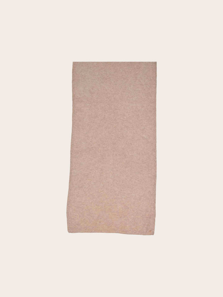 Einfarbiger Strickschal aus reiner Wolle