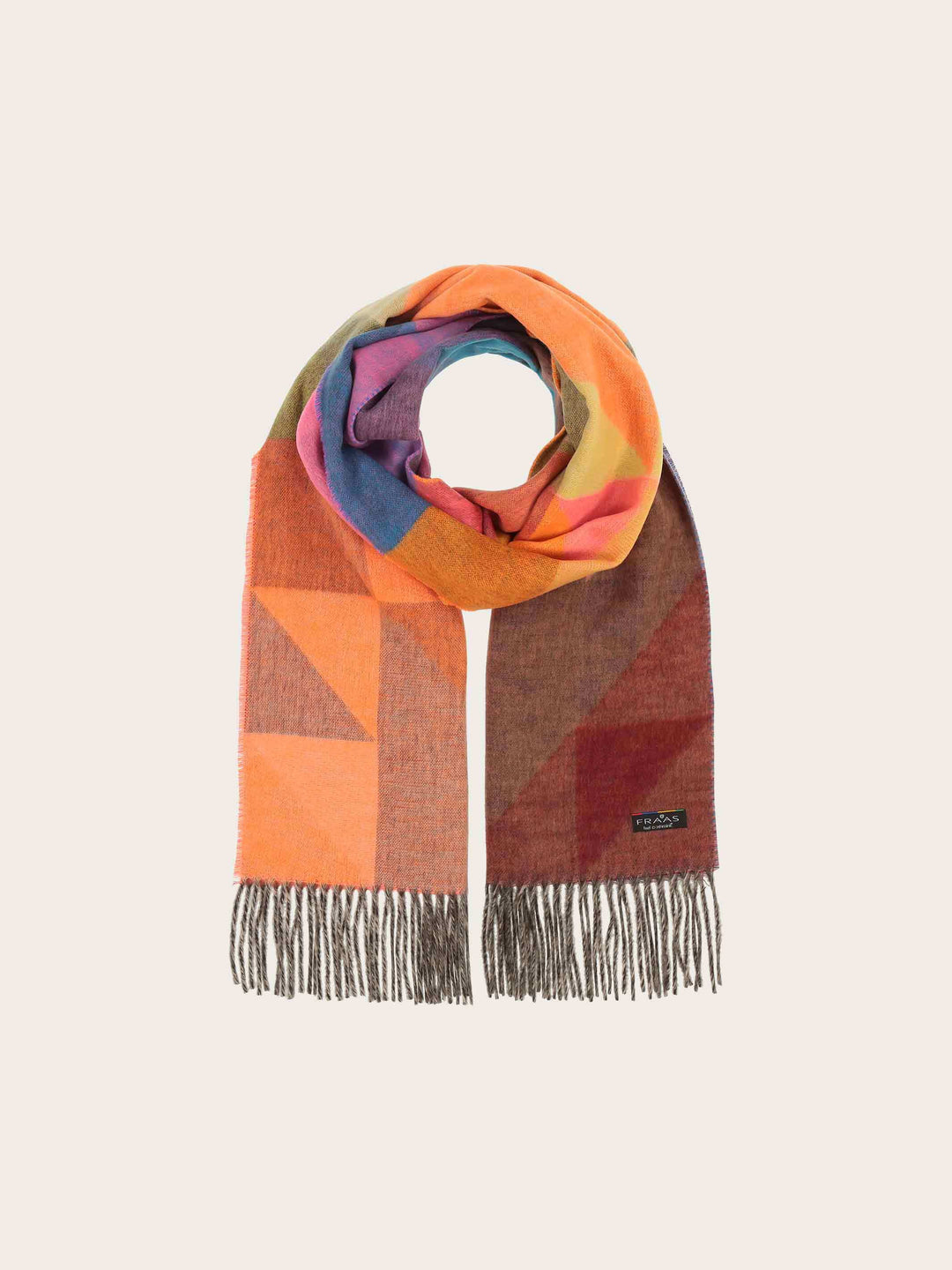 Cashmink-Schal mit geometrischem Design