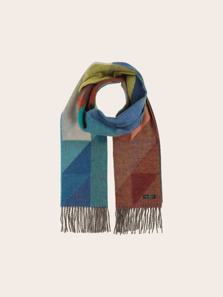 Cashmink-Schal mit geometrischem Design