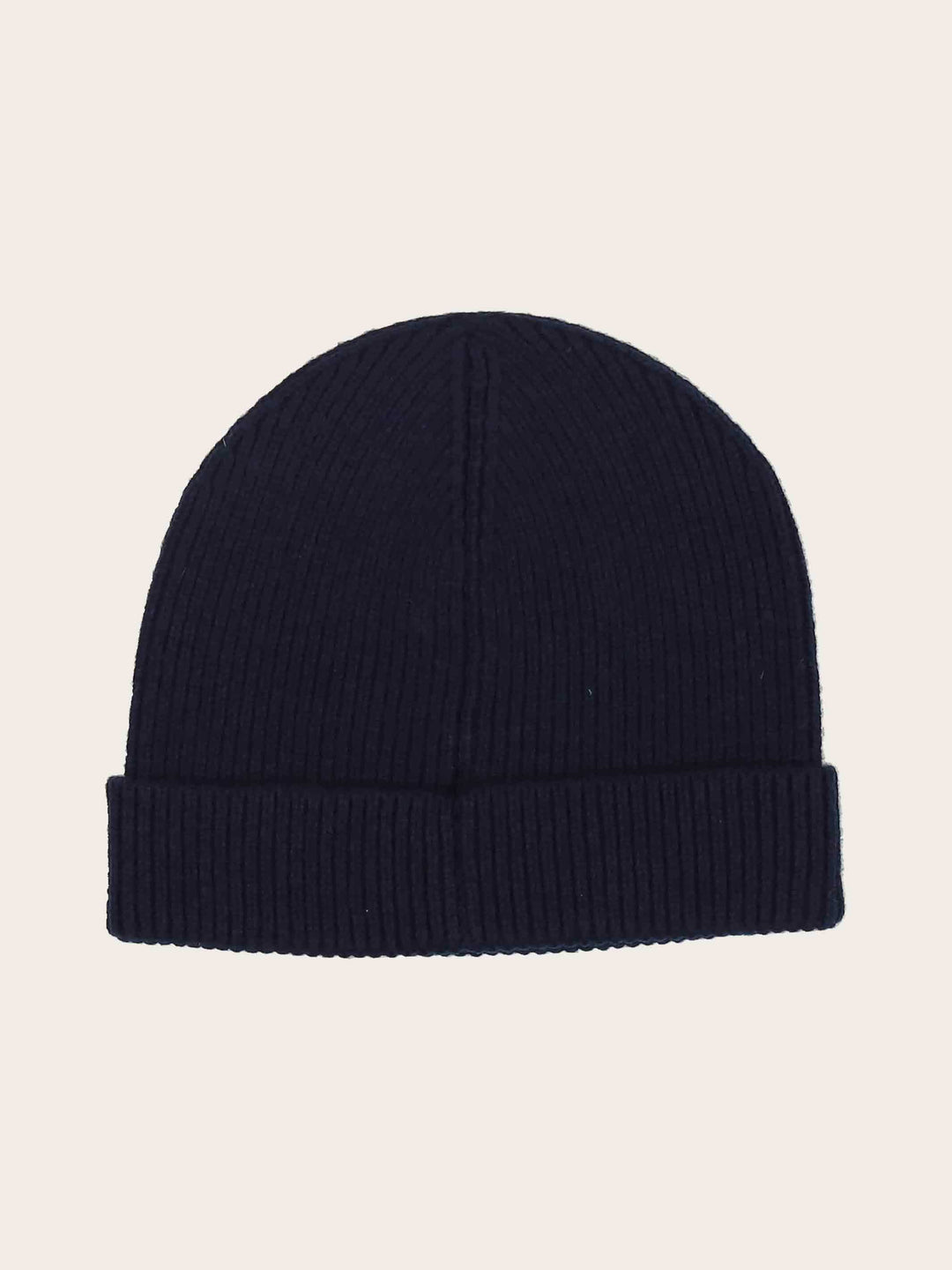 Einfarbige bugatti Beanie mit Signature-Flag