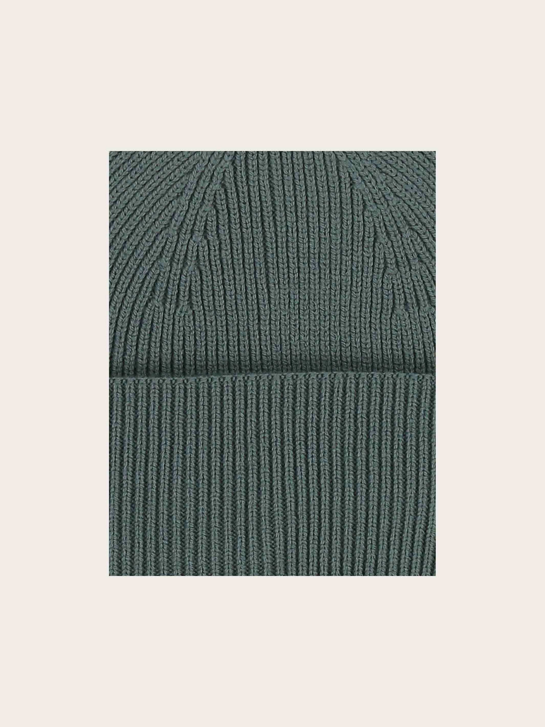 Einfarbige bugatti Beanie mit Signature-Flag