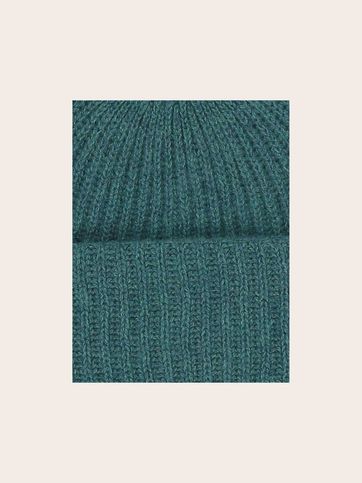 Grobstrick-Mütze aus reinem Kaschmir