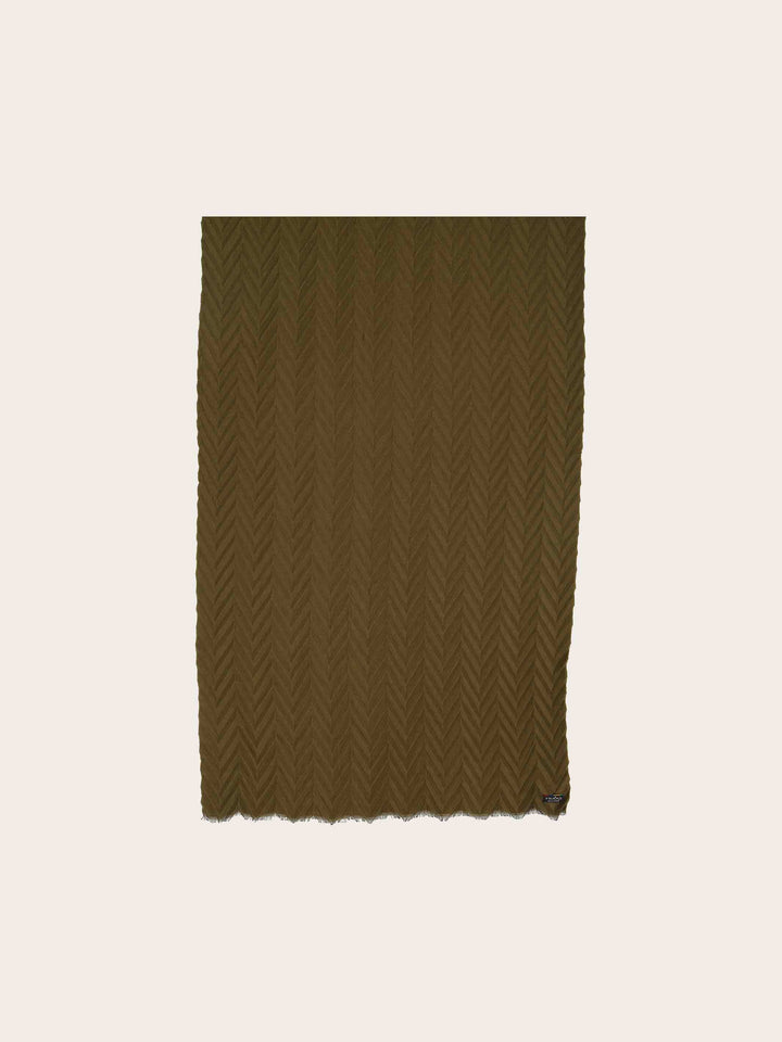 Doubleface Plissee-Stola