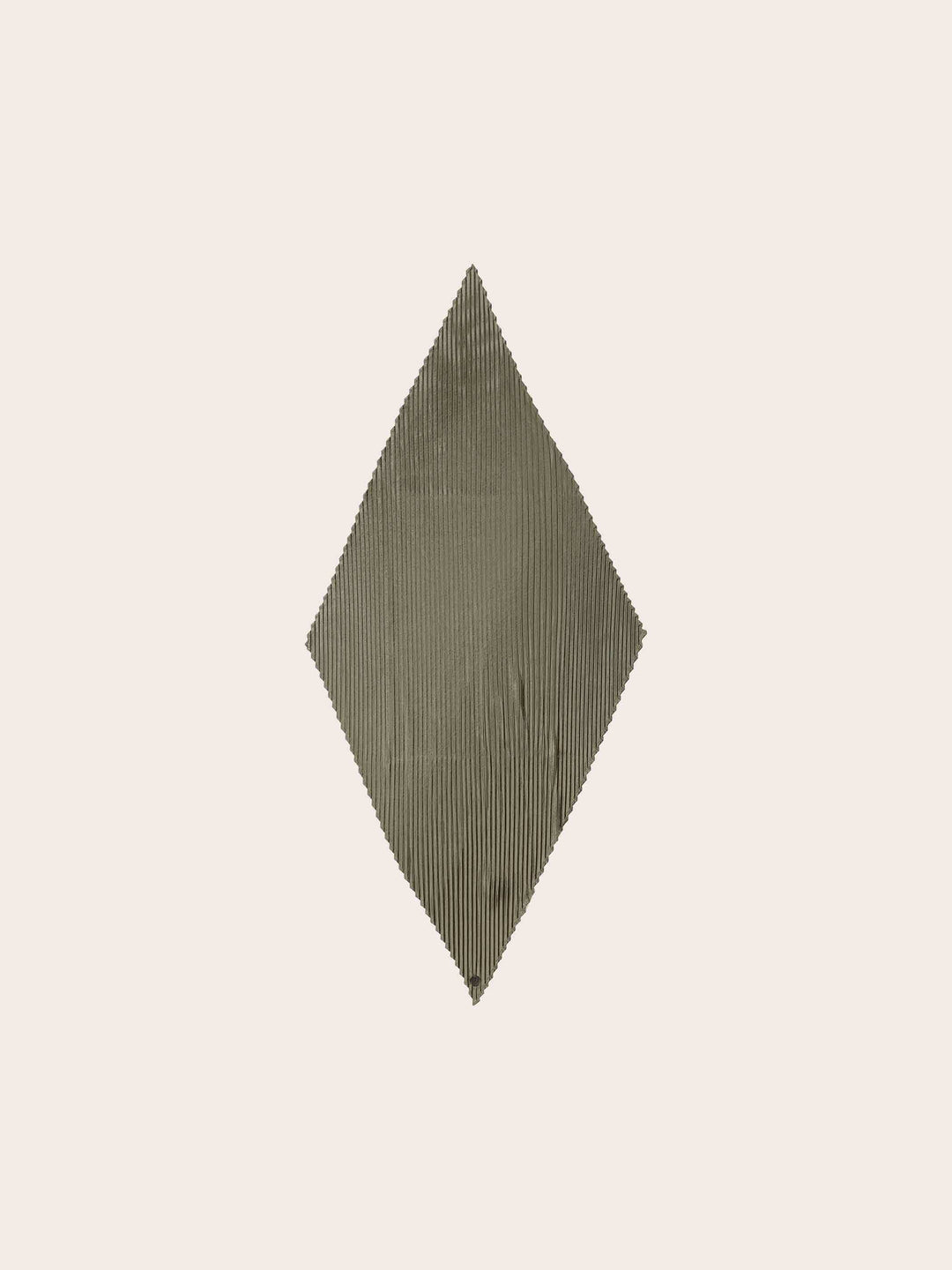 Diamond Shape Tuch mit Plissee und Metallic-Effekt