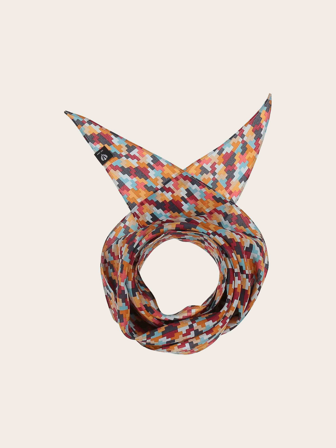 Diamond Shape Seidentuch mit geometrischem Print