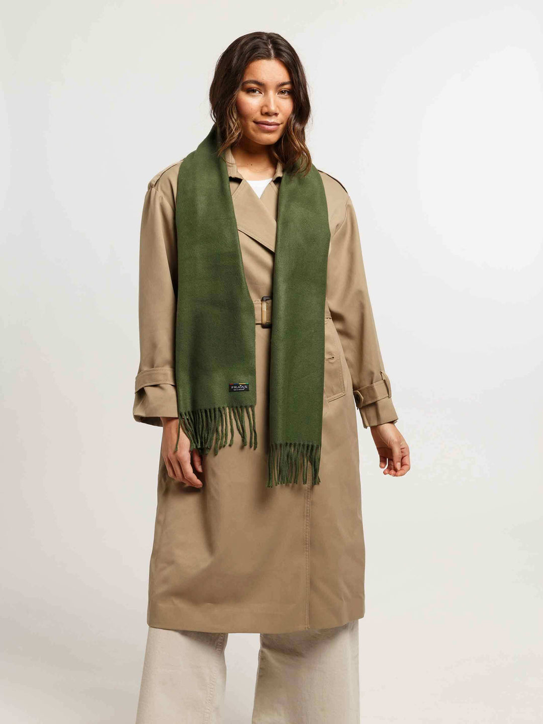 Cashmink-Schal mit Fransen