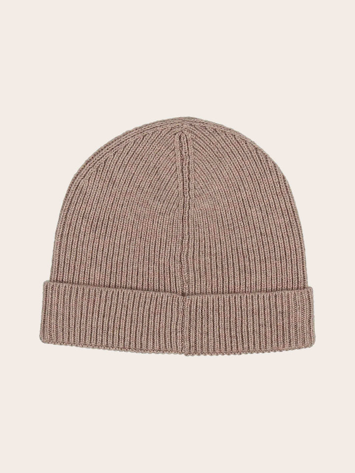 Einfarbige bugatti Beanie mit Signature-Flag