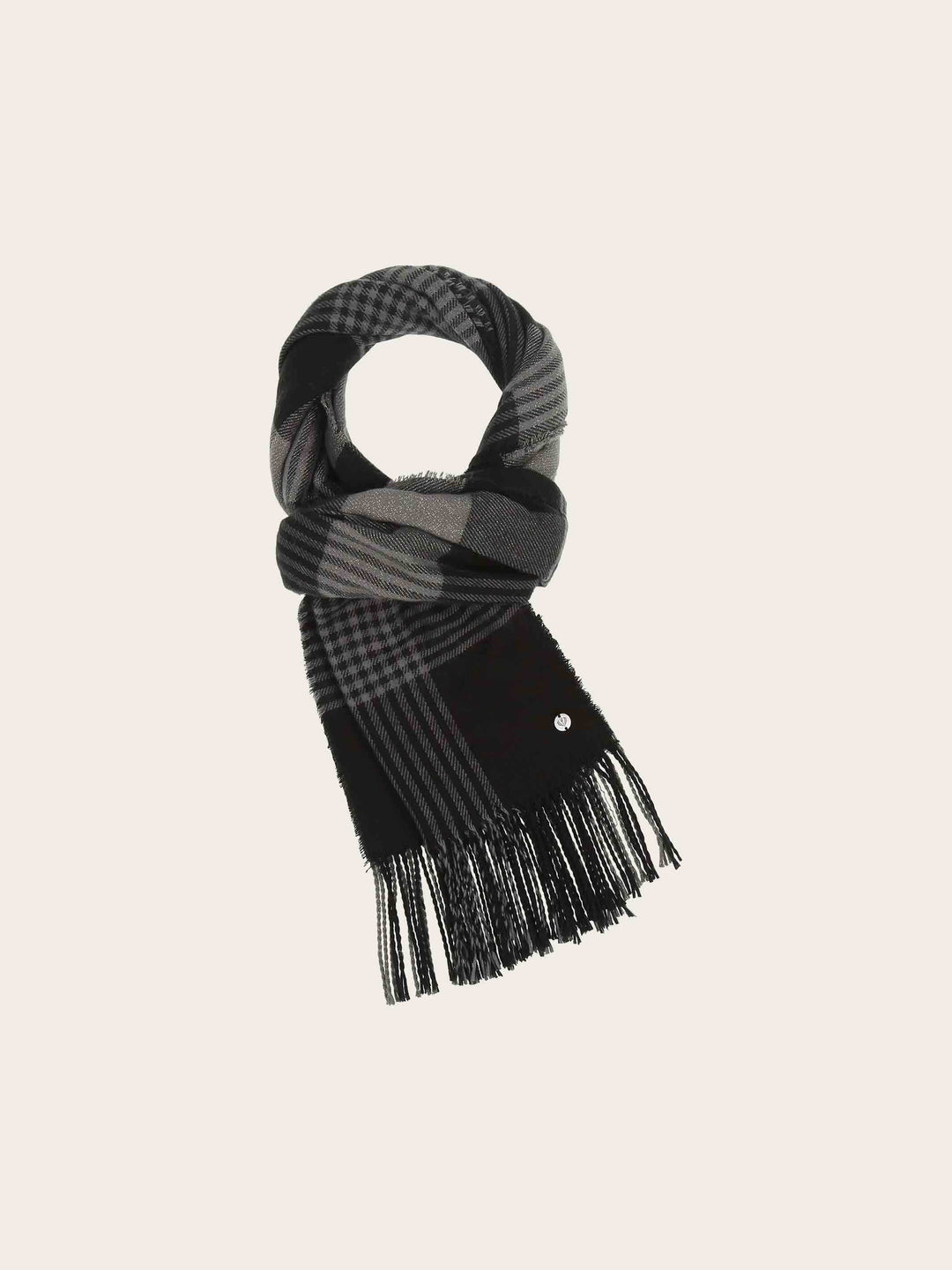 Glitzernder Karo-Schal