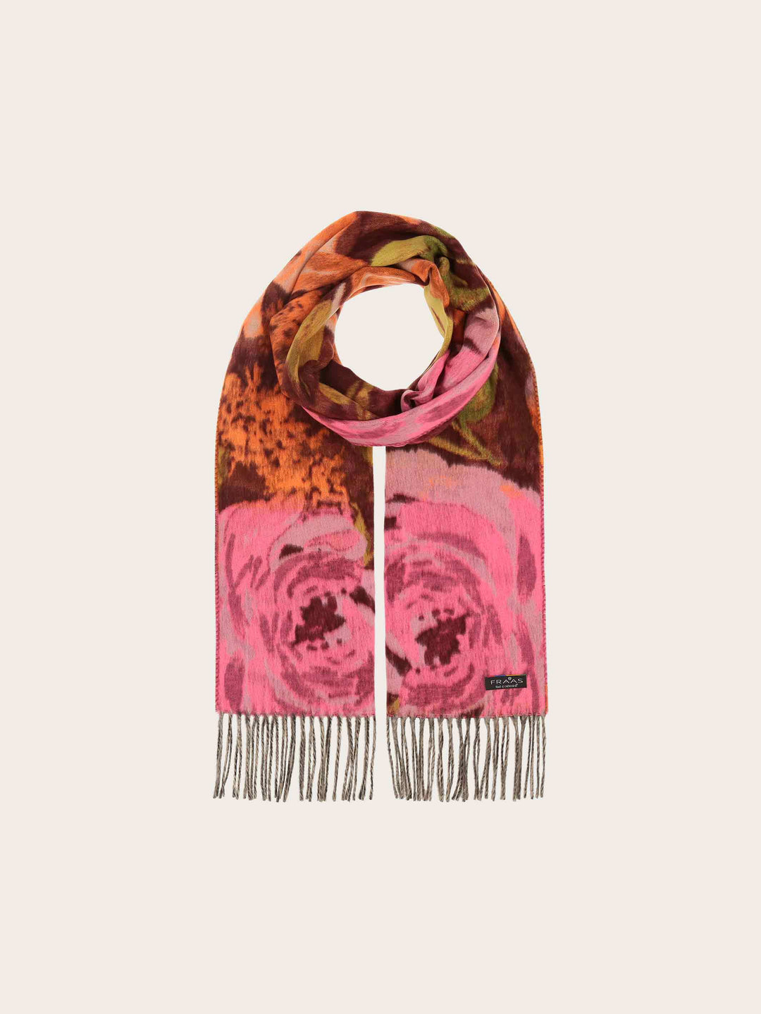 Cashmink-Schal mit romantischem Blumen-Design