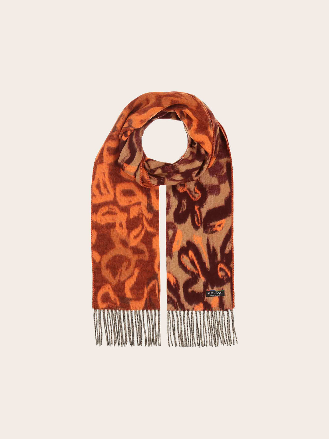 Cashmink-Schal mit mit abstraktem Muster