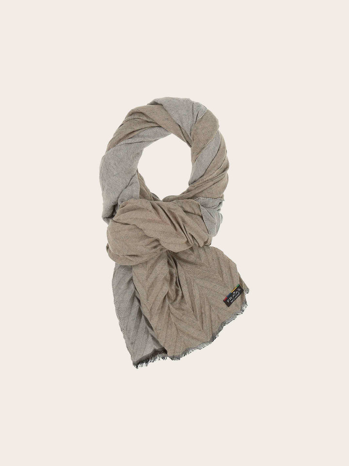 Doubleface Plissee-Stola