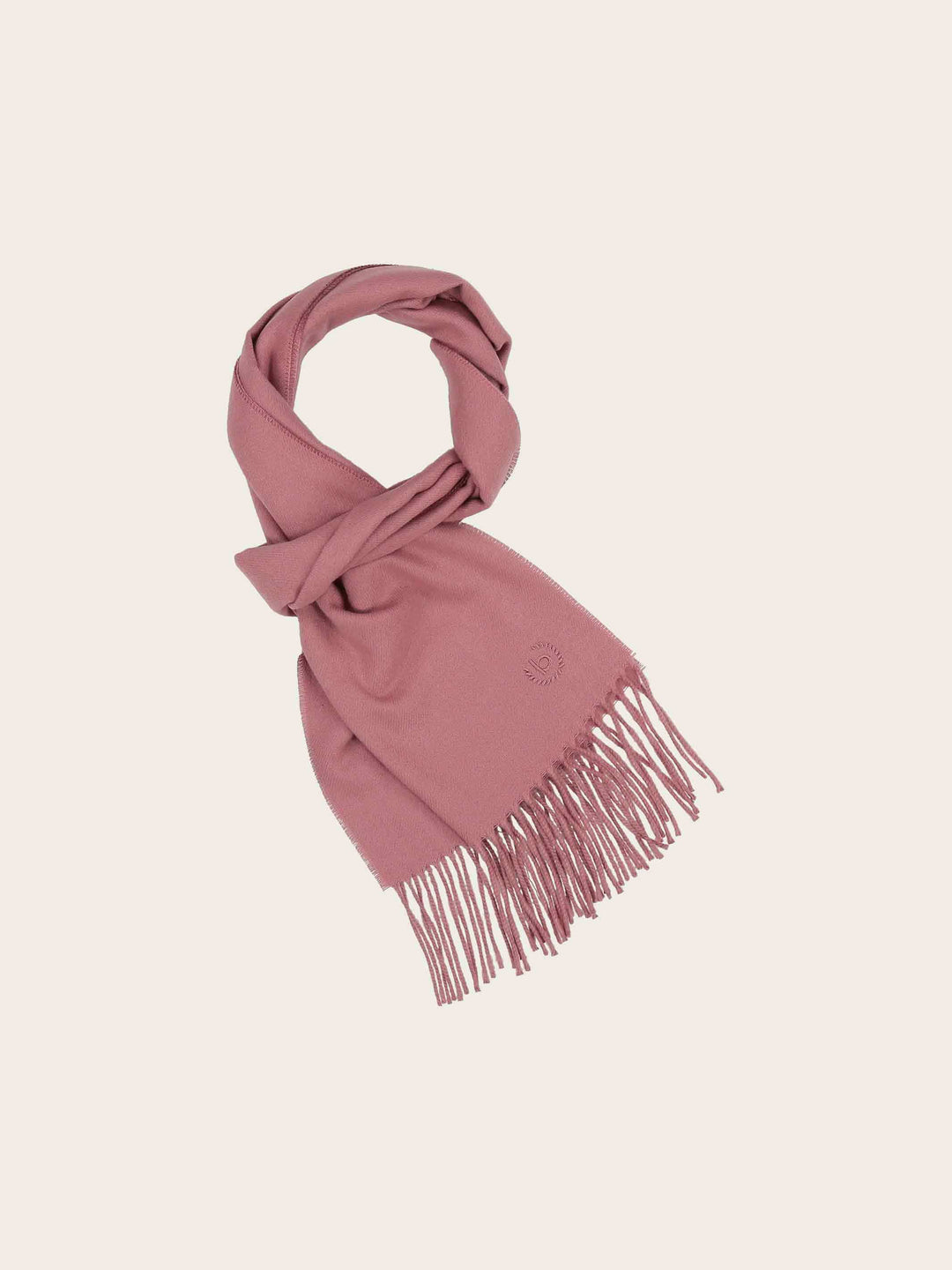 Cashminkschal mit gesticktem bugatti Logo