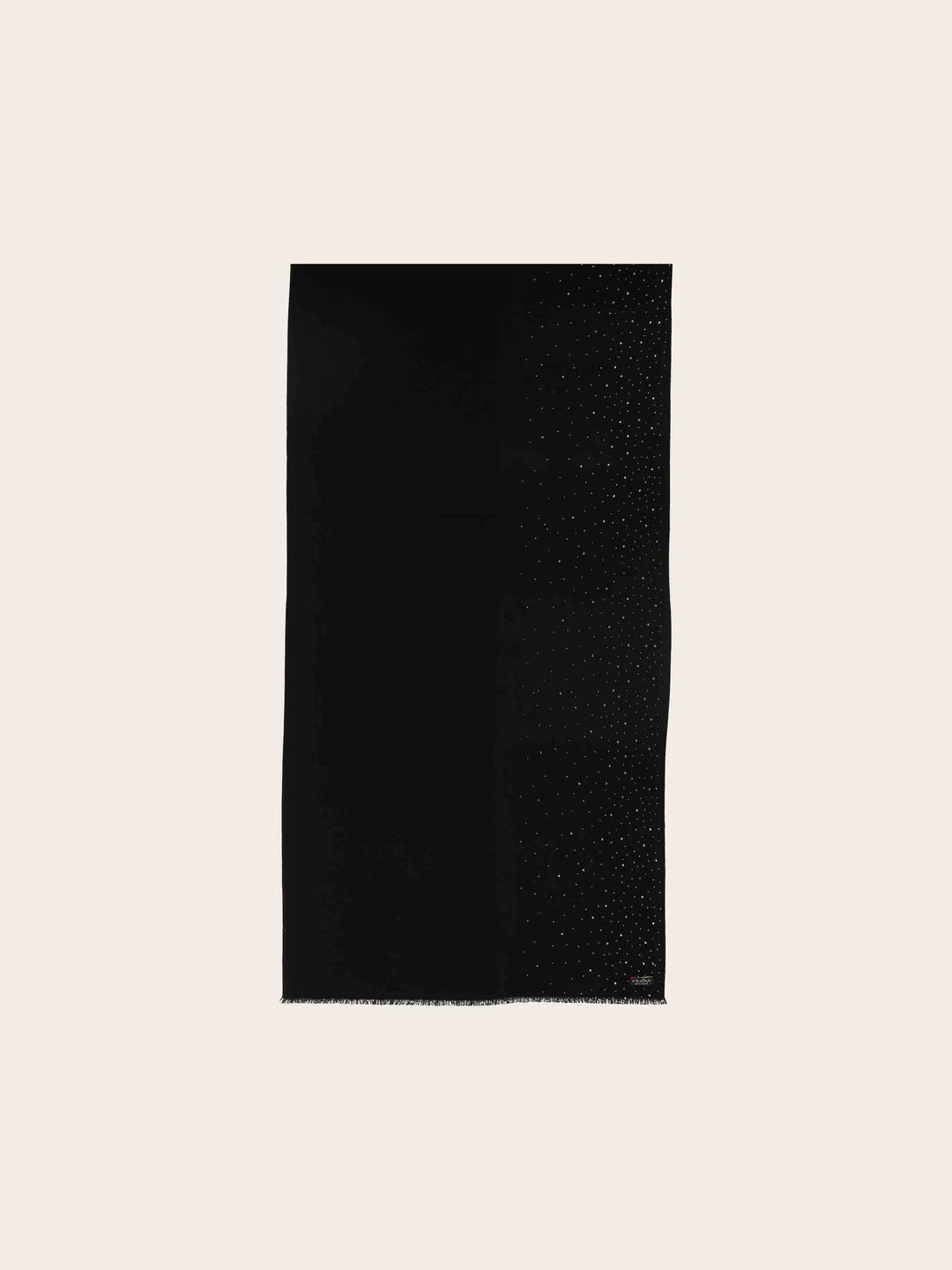 Elegante Cashmink-Stola mit Strass-Steinchen