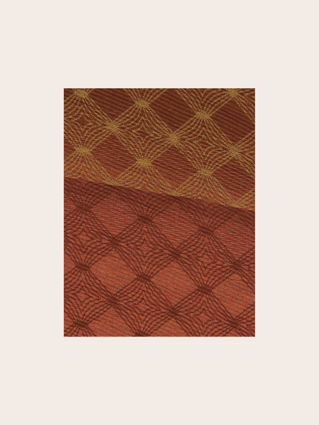 Glitzernder Plissee-Schal mit geometrischem Muster