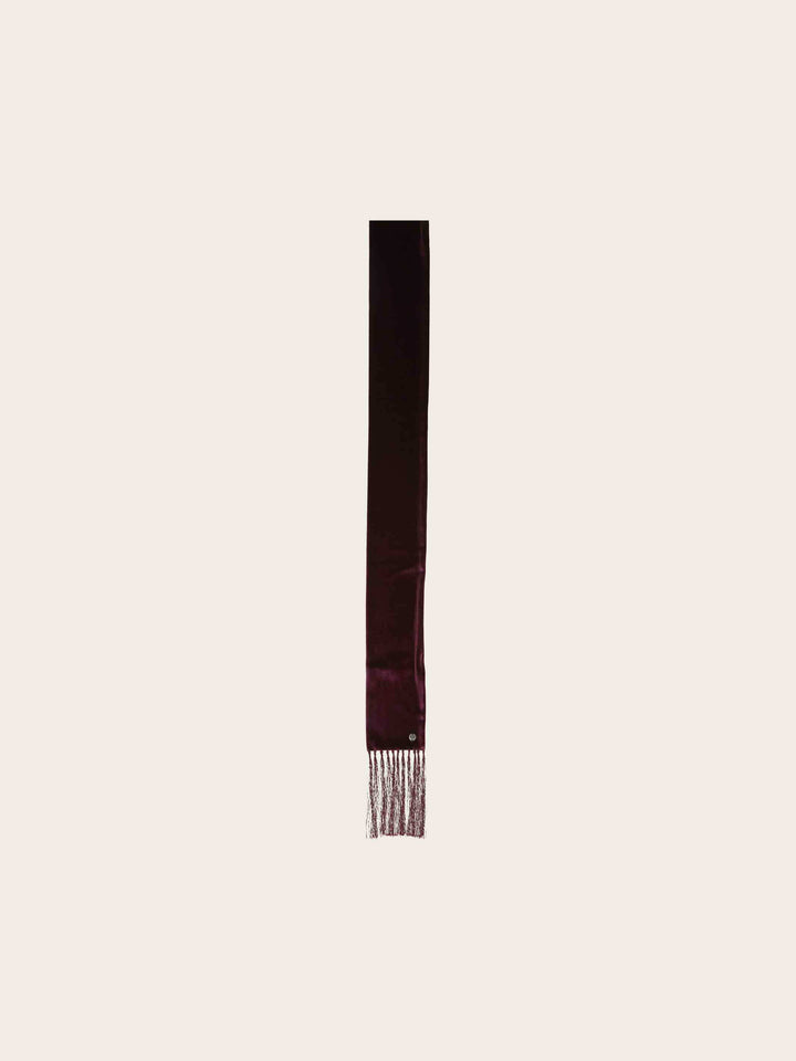 Eleganter Skinny-Schal in Samt-Optik