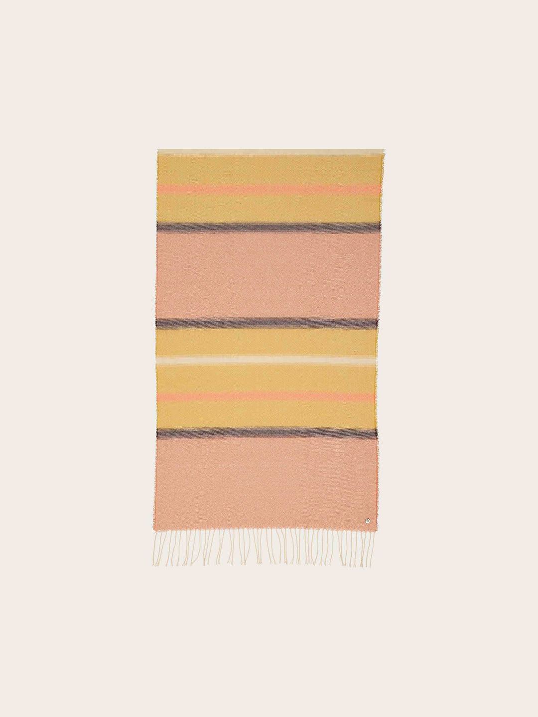 Glitzernder Schal mit Streifen-Design