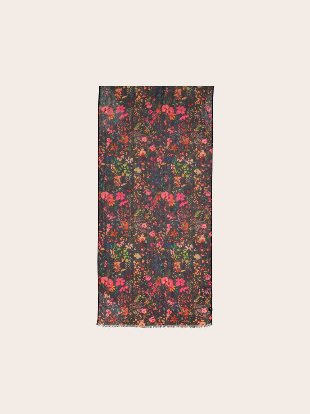 Schal mit zartem Blumen-Design