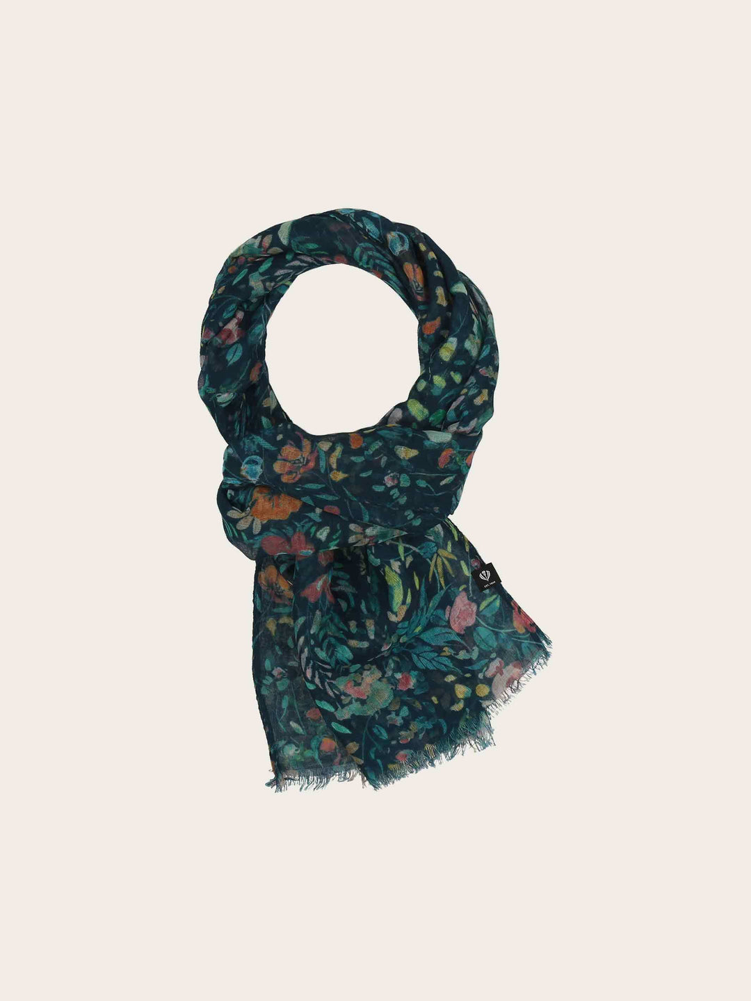 Schal mit zartem Blumen-Design