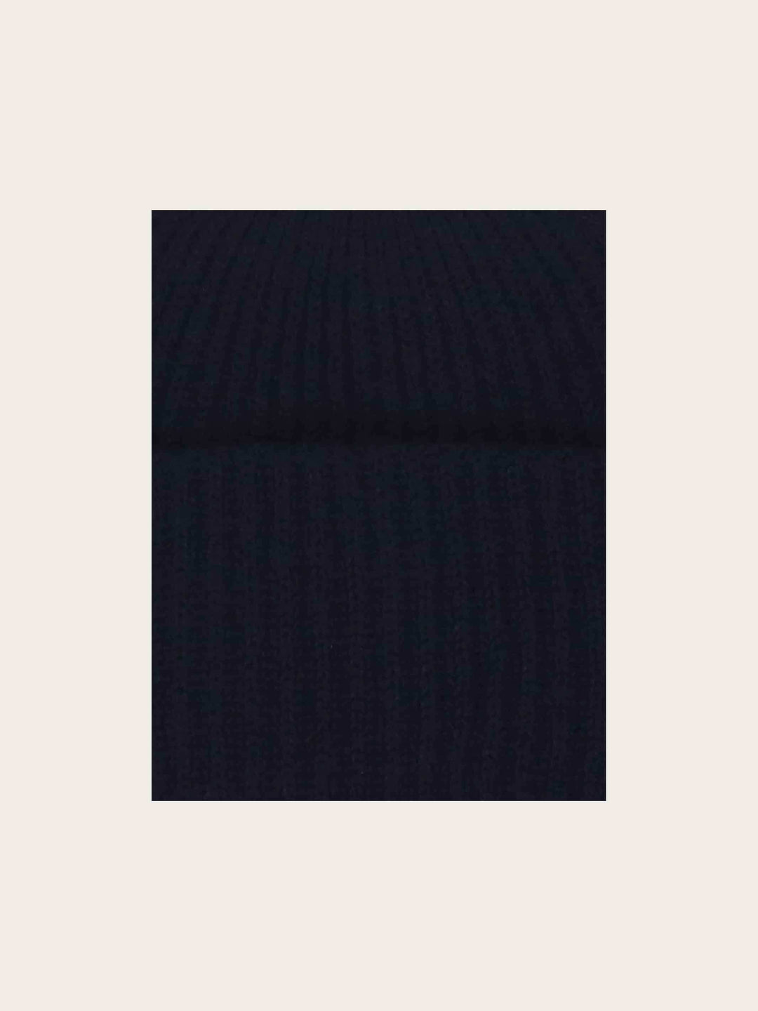 Grobstrick-Mütze aus reinem Kaschmir