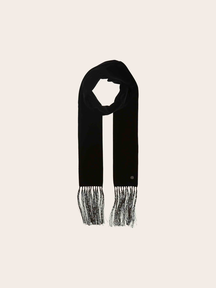 Eleganter Skinny-Schal in Samt-Optik