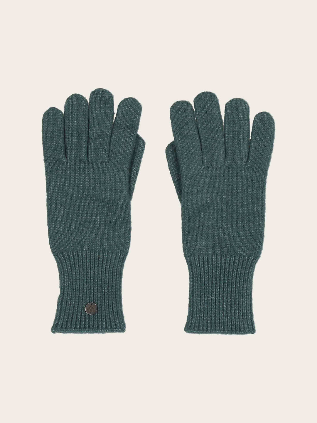 Einfarbige Strickhandschuhe in Wollmischung