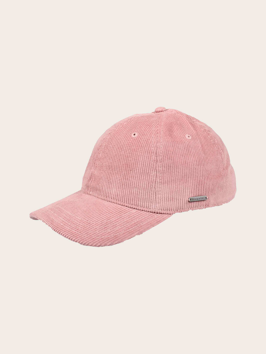 Einfarbige bugatti Basecap in Cord-Optik
