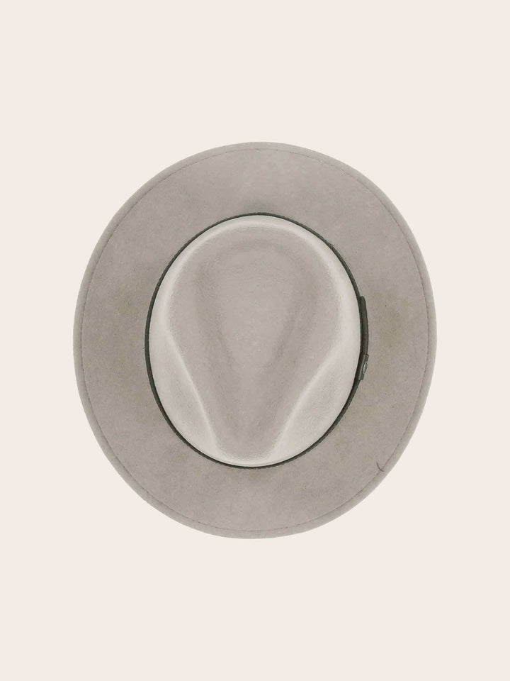 Wasserabweisender Fedora mit Lederband und bugatti-Label