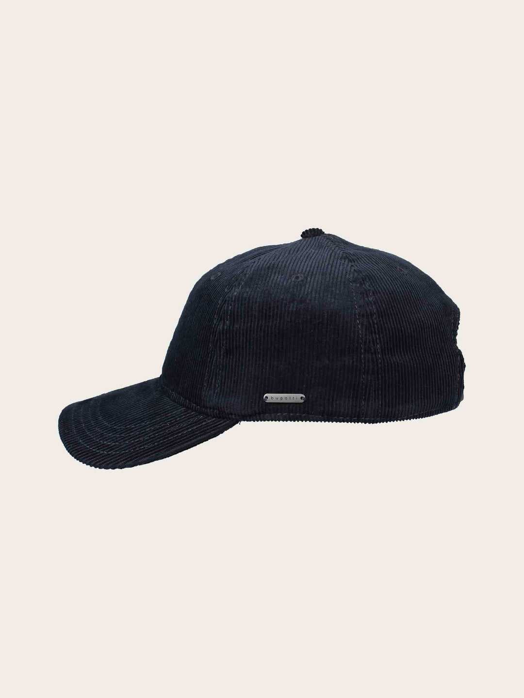 Einfarbige bugatti Basecap in Cord-Optik