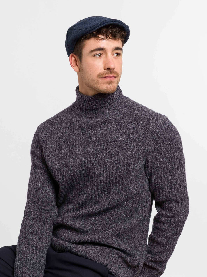 Einfarbige bugatti Flatcap