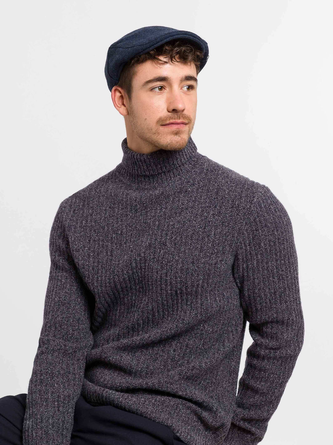 Einfarbige bugatti Flatcap