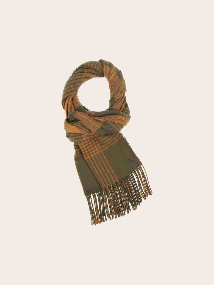 Glitzernder Karo-Schal