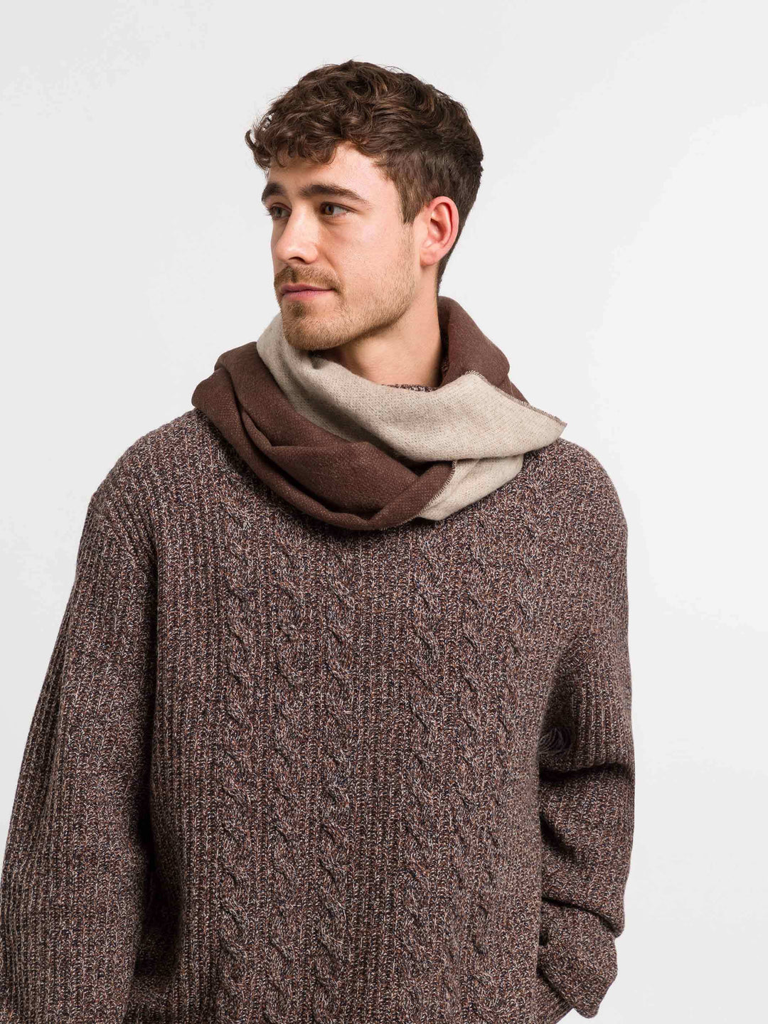 Doubleface bugatti Cashmink-Schal