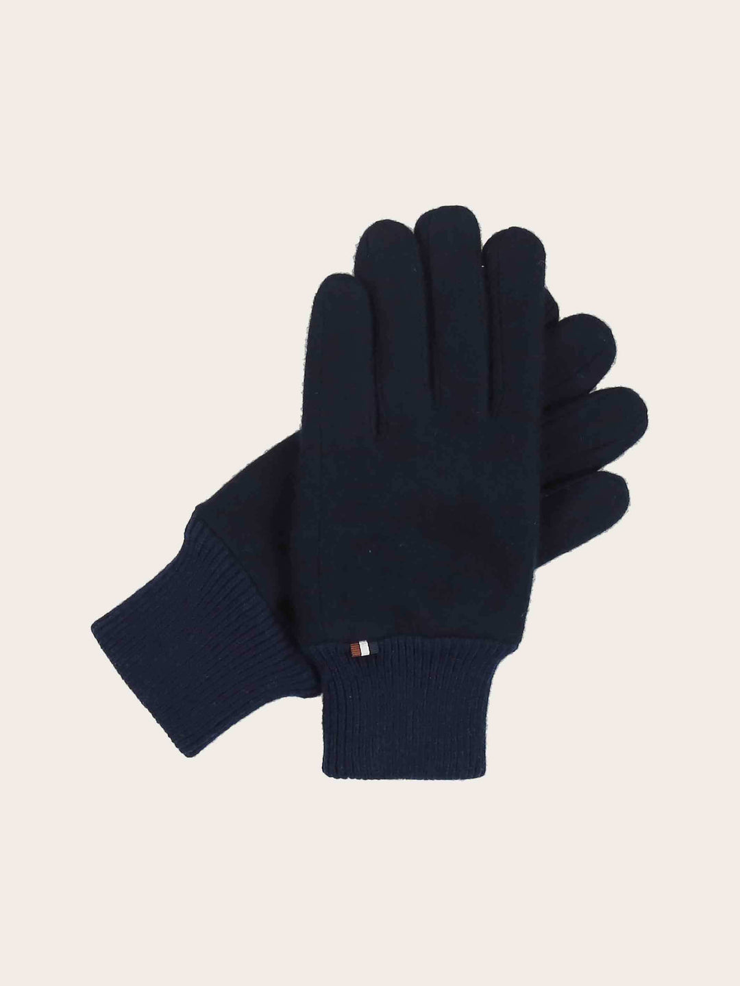 Mottled bugatti gloves with signature flag
