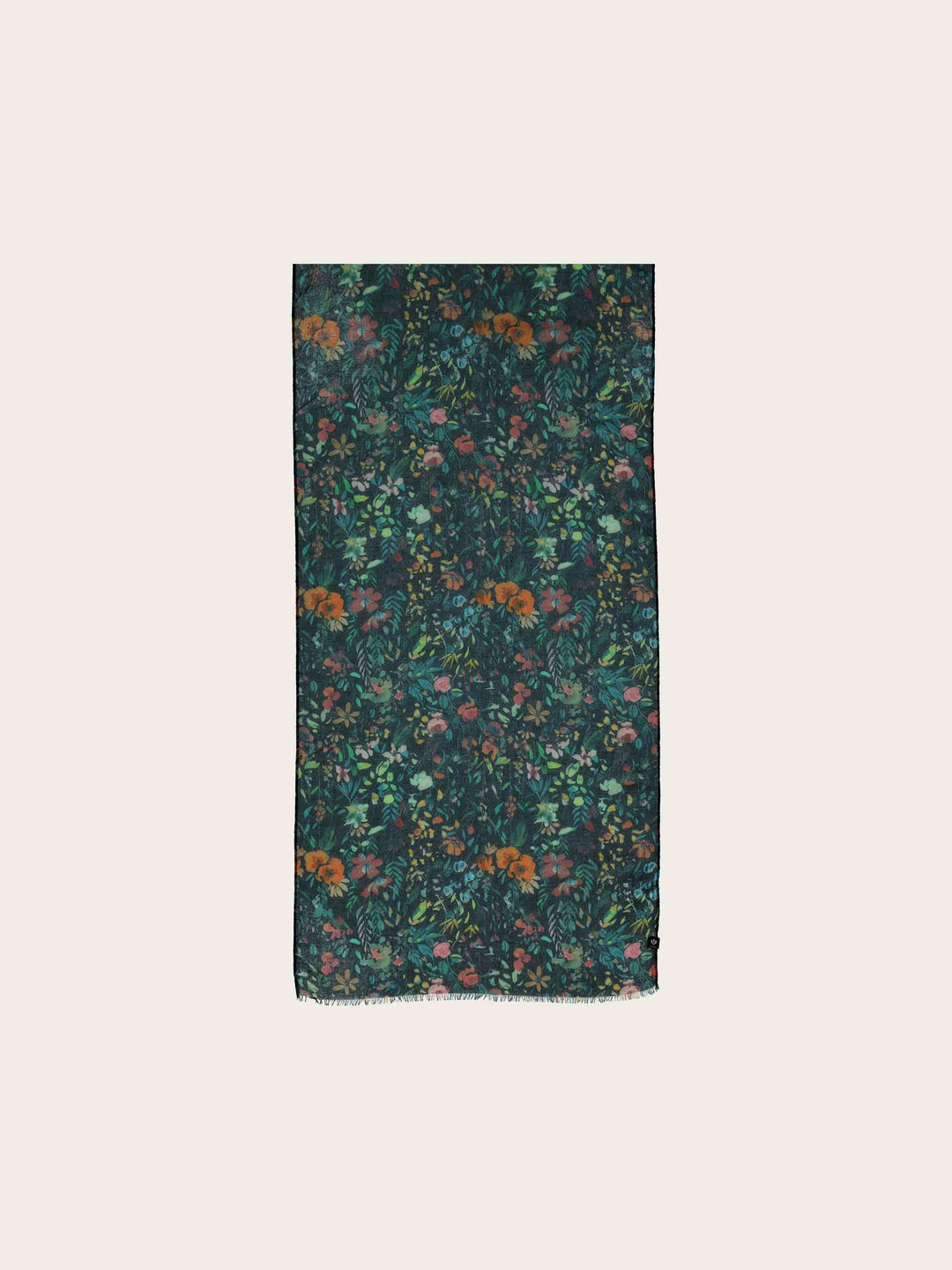Schal mit zartem Blumen-Design