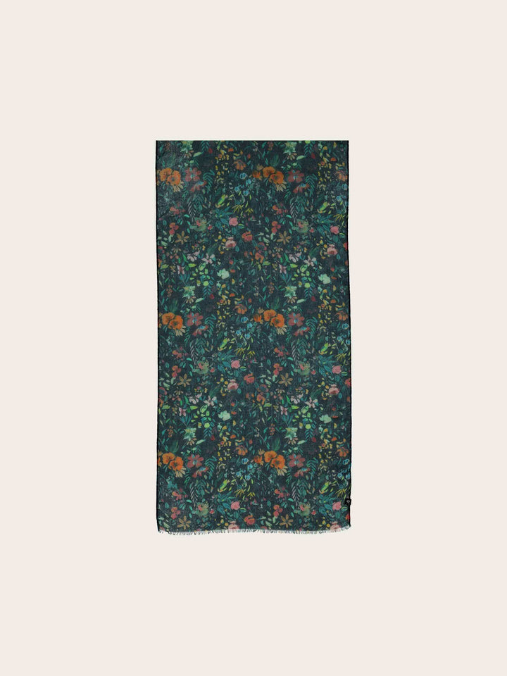 Schal mit zartem Blumen-Design