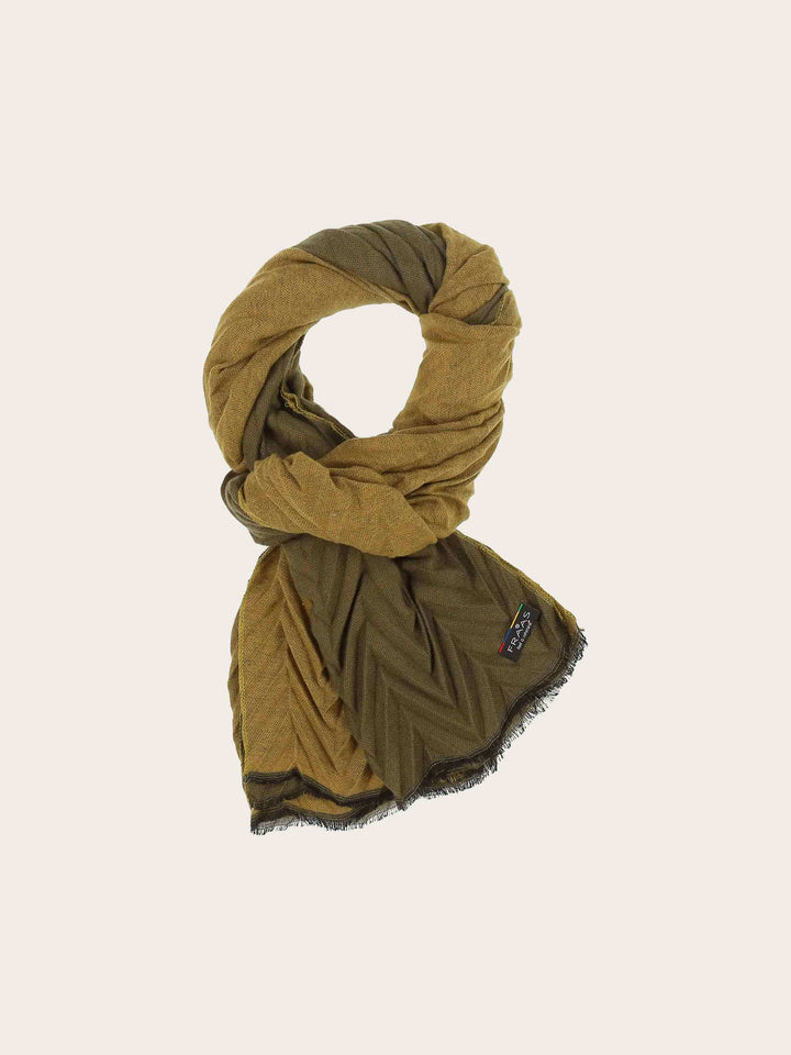 Doubleface Plissee-Stola