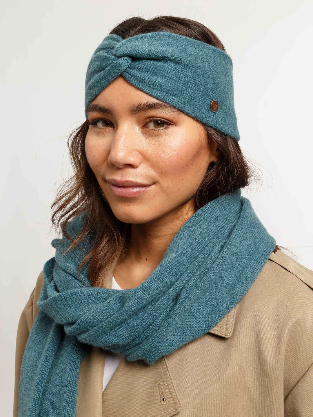 Strickstirnband aus reinem Kaschmir