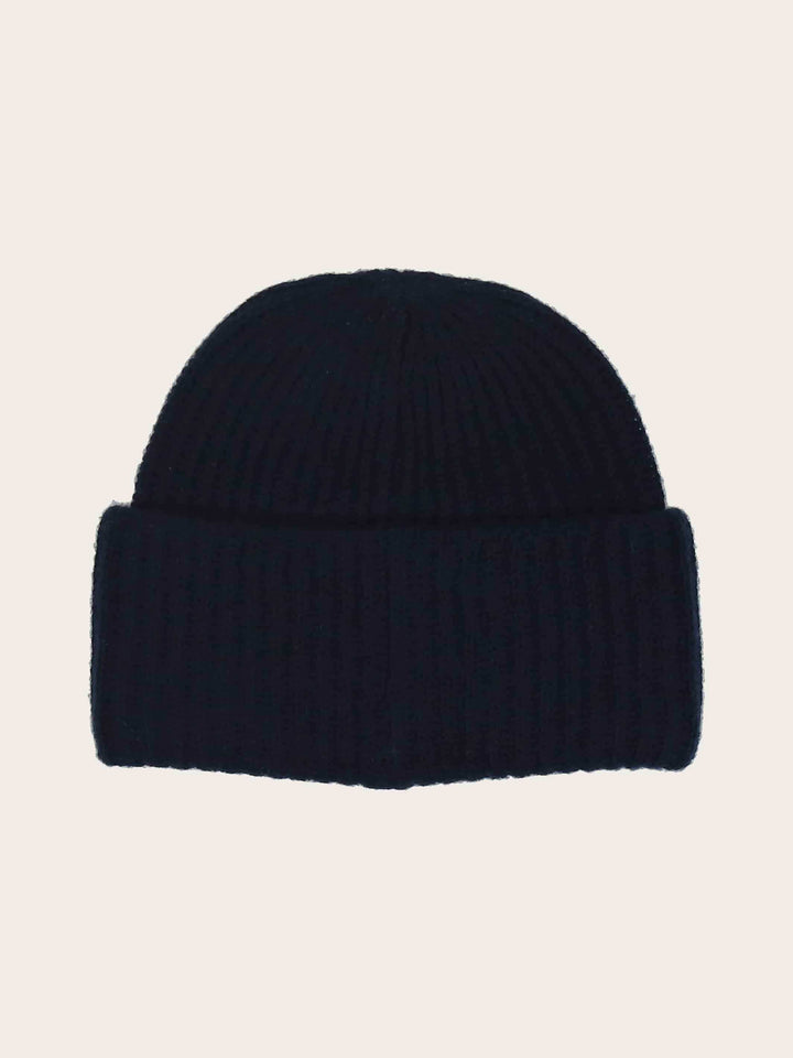Grobstrick-Mütze aus reinem Kaschmir