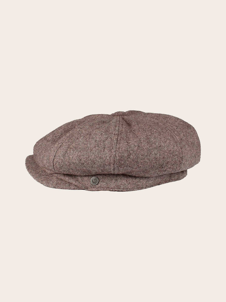 Einfarbige melierte bugatti Bakerboy Cap