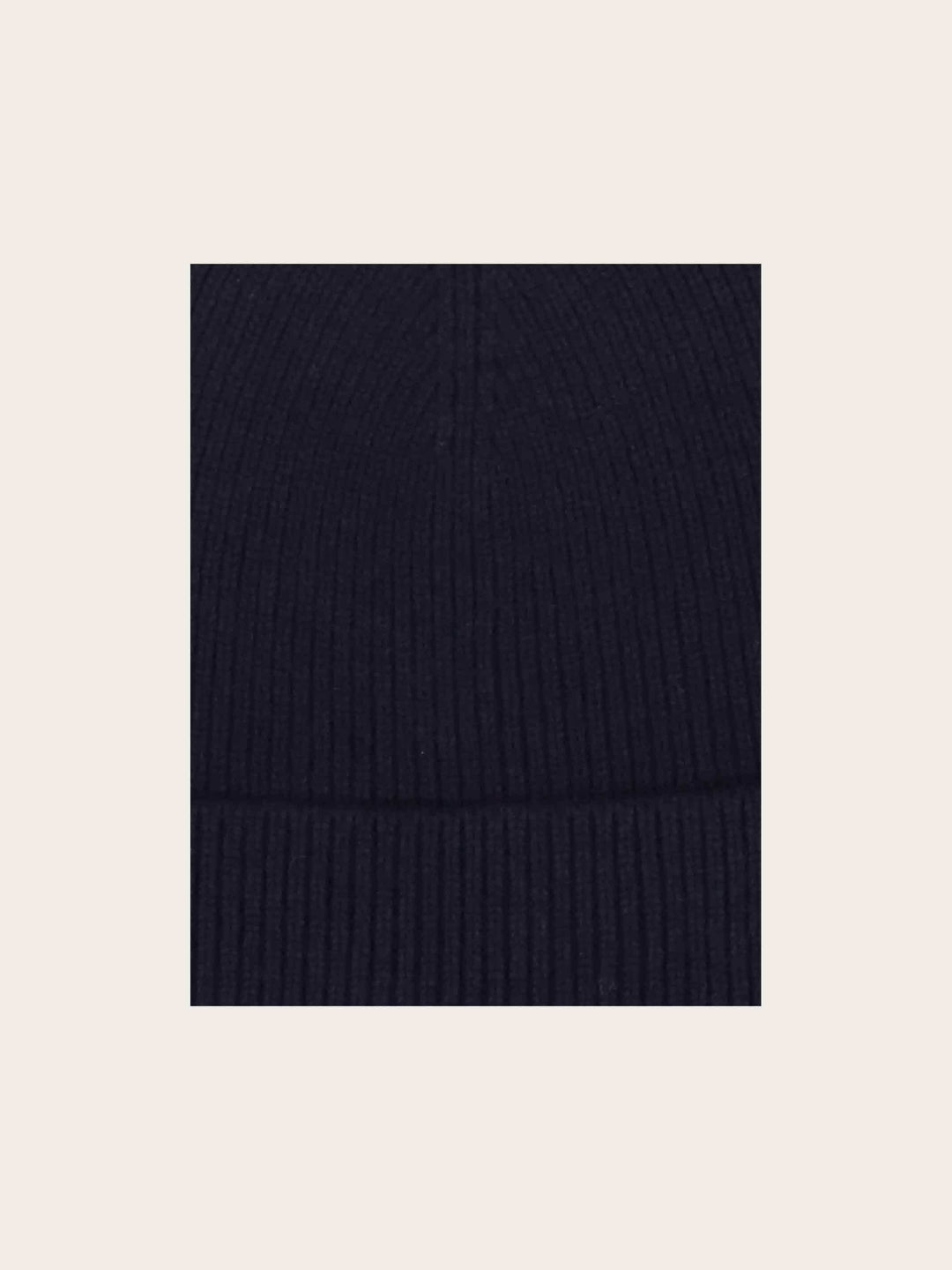 Einfarbige bugatti Beanie mit Signature-Flag